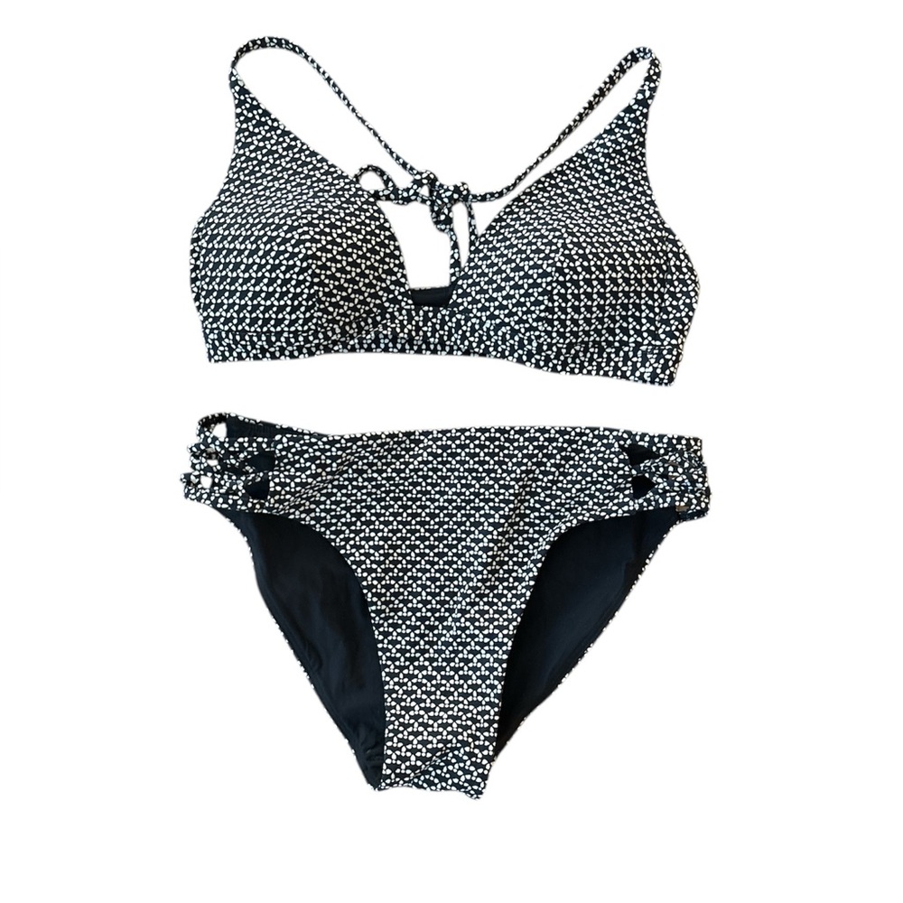 Lululemon Black and White Women's Bikini Sz 2